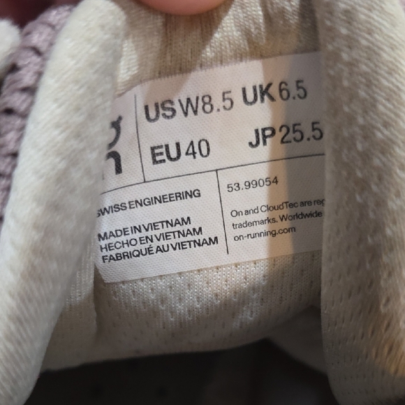 On CloudRock 2 Running Women's Athletic HI Top Shoes - Pink and Tan Size 8.5 - Picture 7 of 8